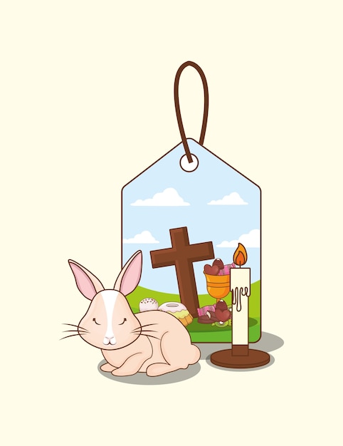 Diseño de feliz Pascua