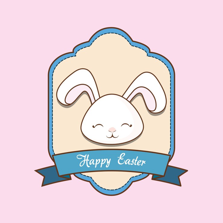 Vector diseño de feliz pascua