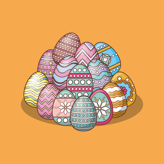 Diseño de feliz Pascua