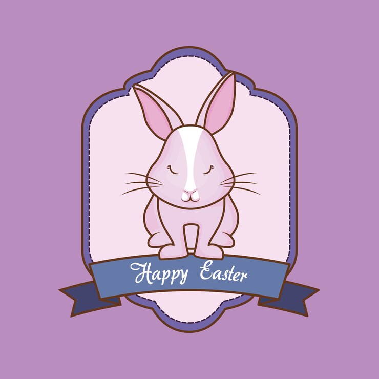 Vector diseño de feliz pascua