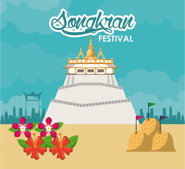 Diseño del festival Songkran