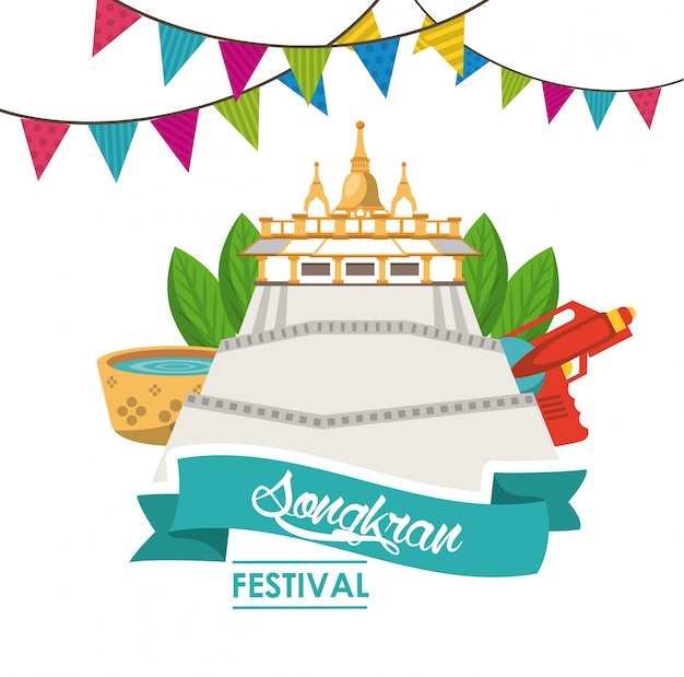 Diseño del festival Songkran