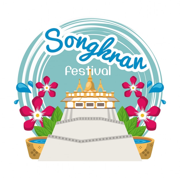 Diseño del festival Songkran