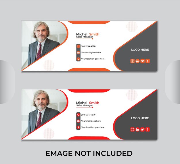 Diseño de firma de correo electrónico