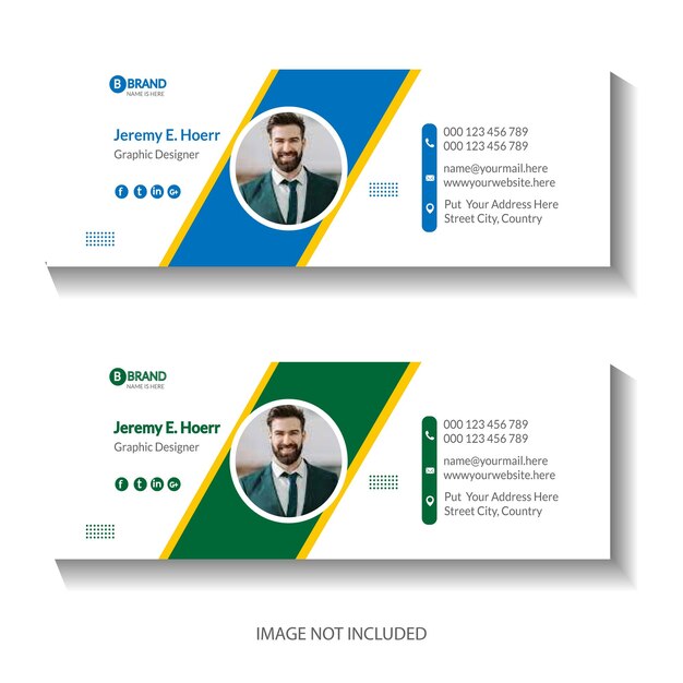 diseño de la firma de correo electrónico