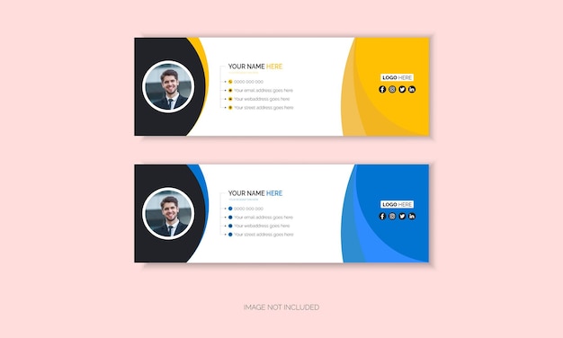 Diseño de firma de correo electrónico