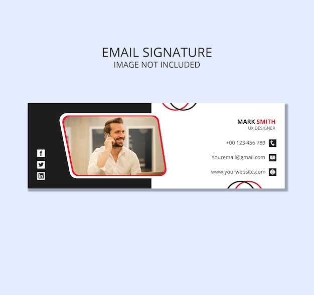Diseño de firma de correo electrónico