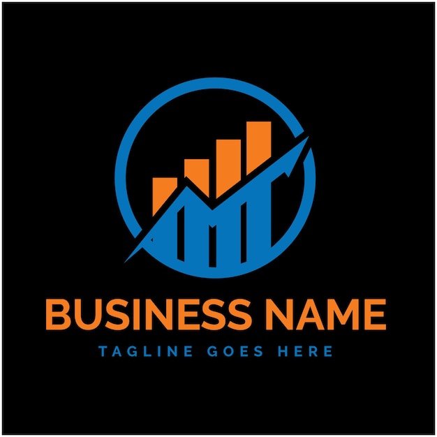 diseño de flecha de logotipo de gráfico de marketing