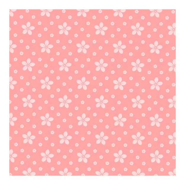 Diseño de flor de cerezo vectorial