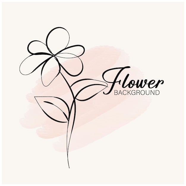 un diseño de flor que dice flor en él