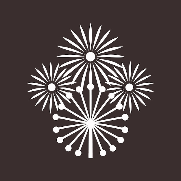 un diseño de una flor que dice sol en él