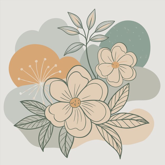 un diseño de flor con el sol brillando sobre él