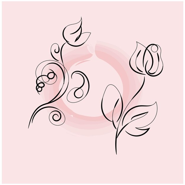 Diseño floral decorativo