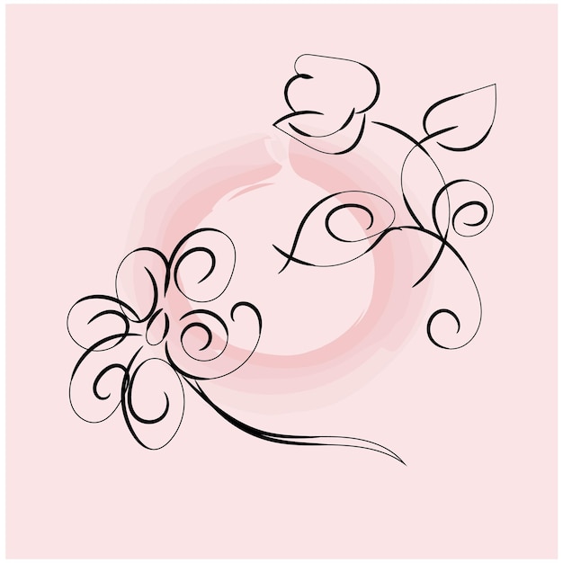 Diseño floral decorativo