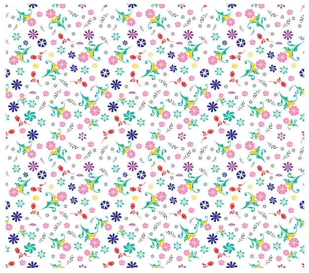 Diseño floral para la impresión
