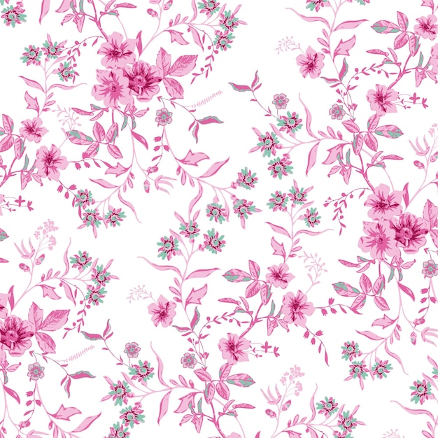 Diseño floral de moda, patrón floral transparente para la moda, fondos de pantalla, impresión. estilo libertad.