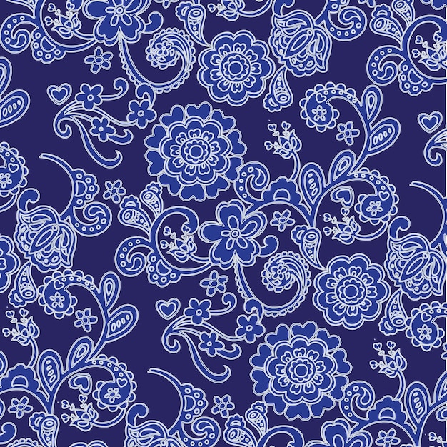 Diseño floral de moda, patrón floral transparente para la moda, fondos de pantalla, impresión. estilo libertad.