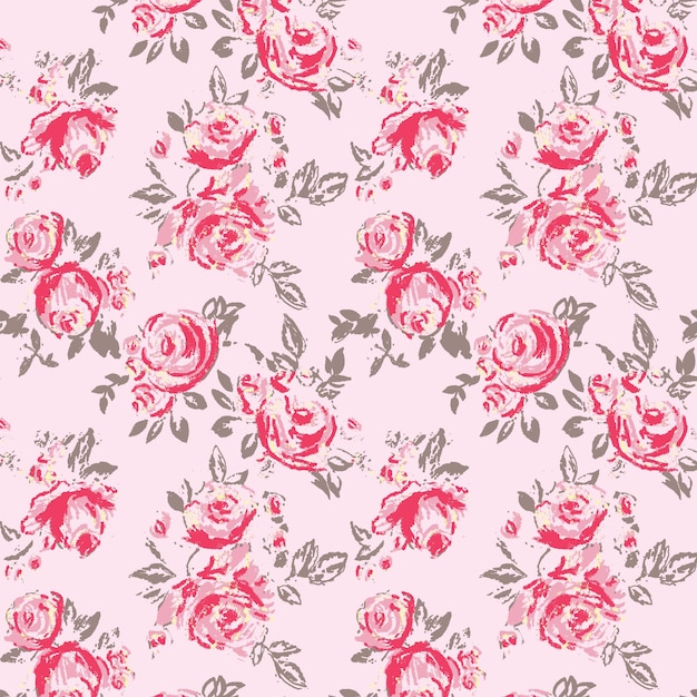 Diseño floral de moda, patrón floral transparente para la moda, fondos de pantalla, impresión. estilo libertad.
