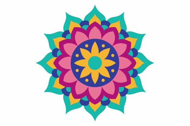 un diseño de flores coloridas para el diseño del girasol