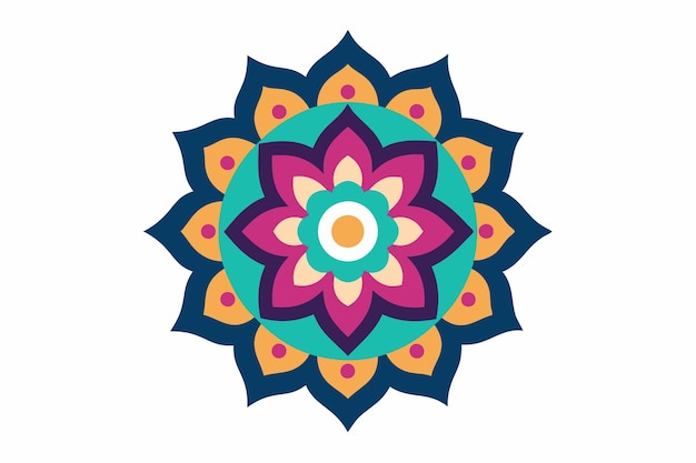 un diseño de flores coloridas en un fondo blanco