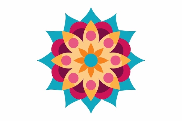 un diseño de flores coloridas del libro de david boven