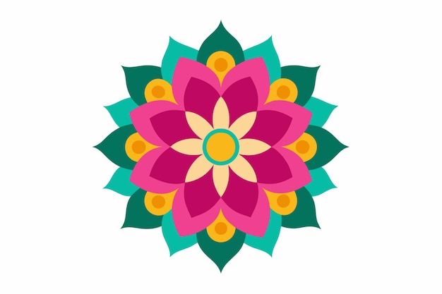un diseño de flores del libro del artista