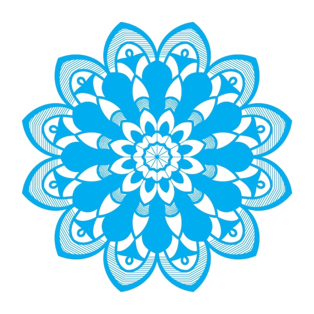 Diseño de flores mandala