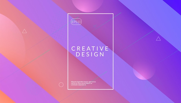 Diseño fluido Página de inicio ondulado Arco iris Sitio web Gradiente 3d De
