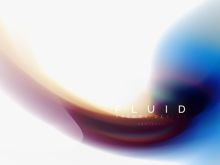 Vector diseño de fluidos de flujo de color abstracto de fondo