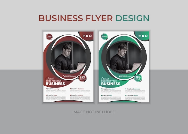 Diseño de flyer corporativo de negocios