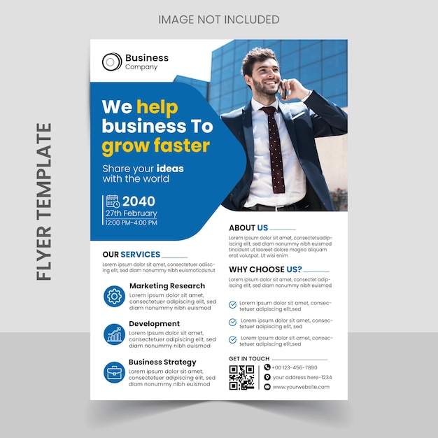 Diseño de flyer de negocios