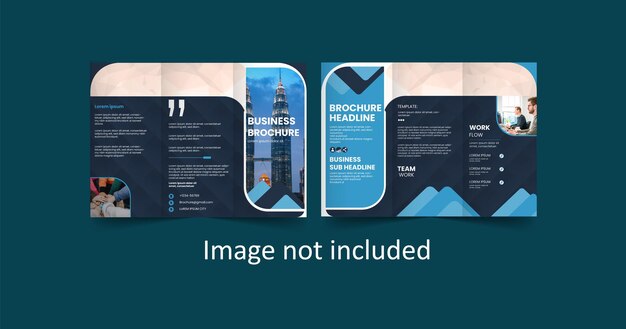 Diseño de folleto comercial tríptico Plantilla de folleto impreso Diseño de diseño de folleto Corporativo