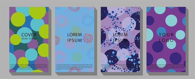 Diseño de folleto mínimo y plantilla de póster de folletos comerciales de informes modernos