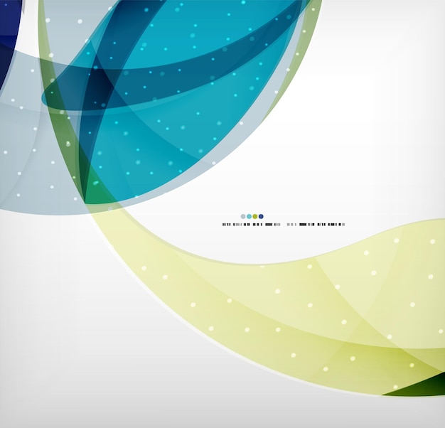 Diseño de folleto moderno de formas abstractas corporativas azules