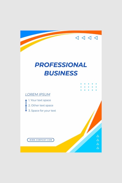 Diseño de folleto para negocios en el fondo del informe anual catálogo industrial diseño corporativo EPS10