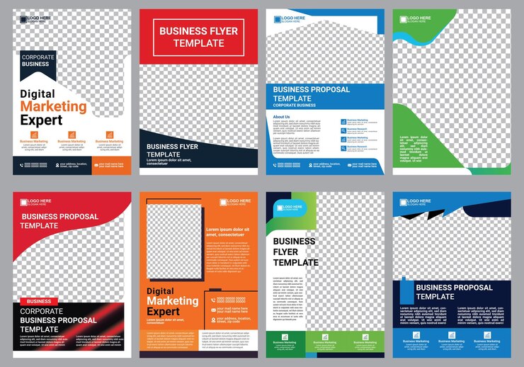 Diseño de folletos comerciales plantilla de folletos corporativos folleto de marketing informe anual publicidad