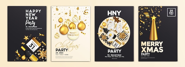 Diseño de folletos para fiestas navideñas
