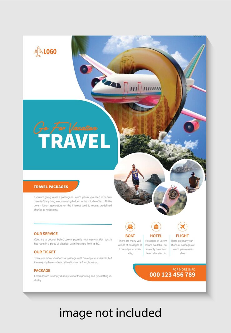 Diseño de folletos de viaje