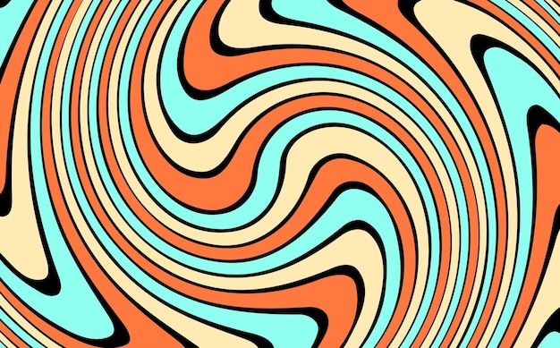 diseño de fondo abstractamente colorido y ondulado