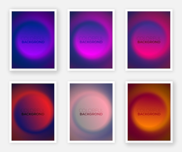 Diseño de fondo abstractamente colorido