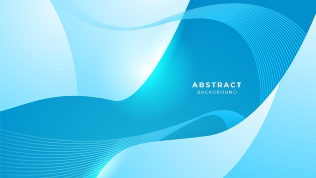 Diseño de fondo abstracto azul claro