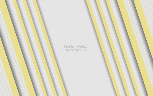 Diseño de fondo abstracto blanco y amarillo
