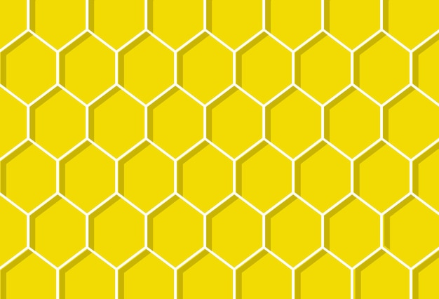 Vector diseño de fondo abstracto con colmena de abejas en panal ilustración vectorial para el fondo