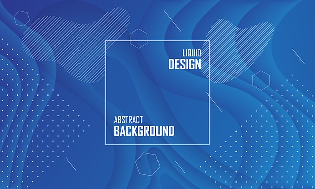 Diseño de fondo abstracto de color líquido. Diseño de gradiente fluido