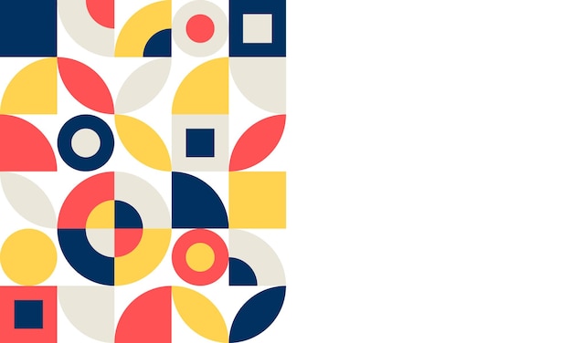diseño de fondo abstracto colorido diseño de fondo geométrico colorido ilustración vectorial