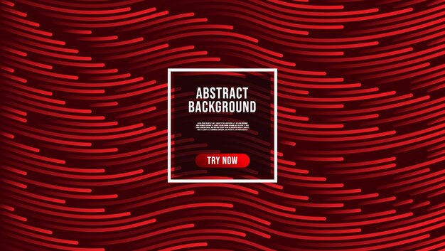 Diseño de fondo abstracto Composición de líneas onduladas