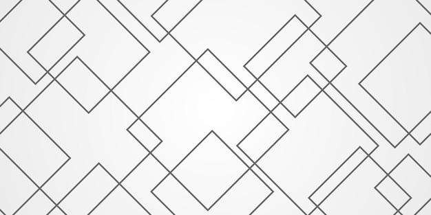 Diseño de fondo abstracto cuadrado transparente blanco y gris Diseño de fondos abstracto moderno