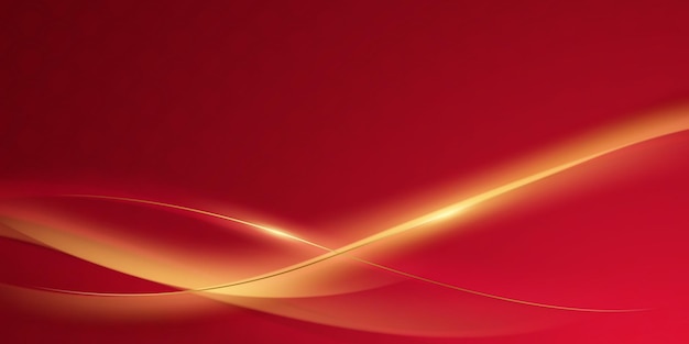 Diseño de fondo abstracto elementos geométricos rojos y dorados modernos ilustración vectorial