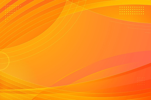 Diseño de fondo abstracto estilo minimalista amarillo y naranja