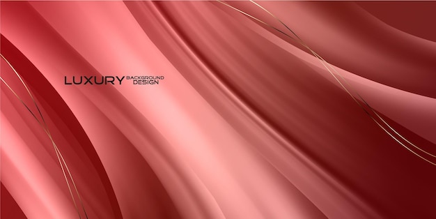 Diseño de fondo abstracto estilo onda de lujo